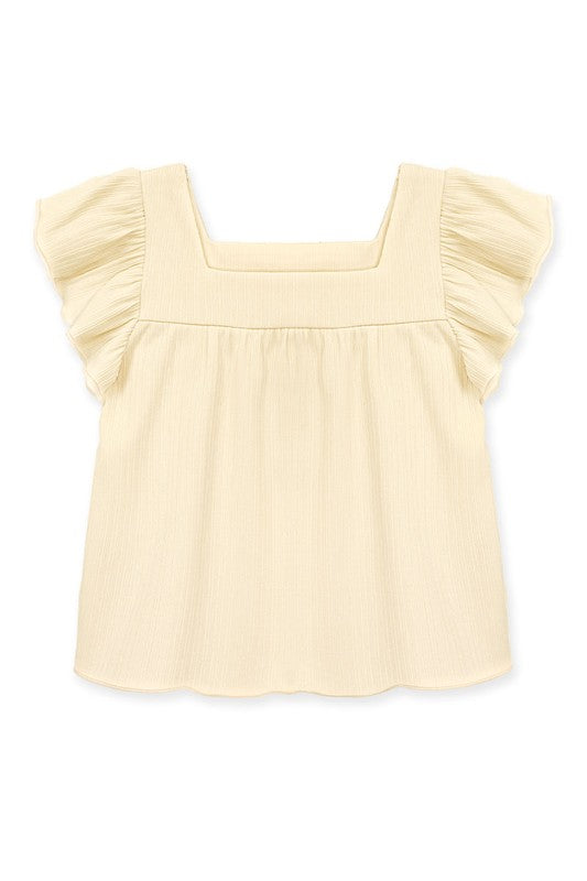 Girl's Square Neck Top