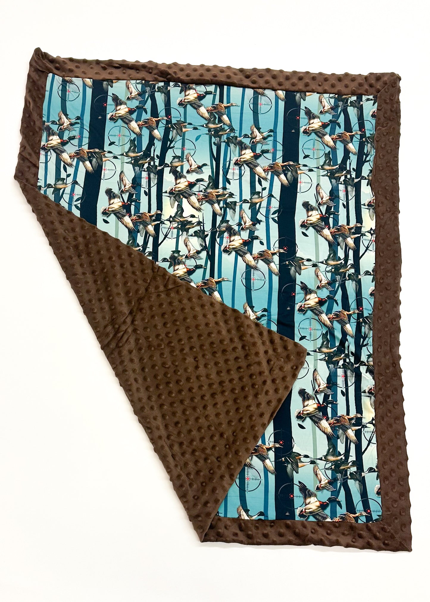 Duck Hunting Minky Blanket