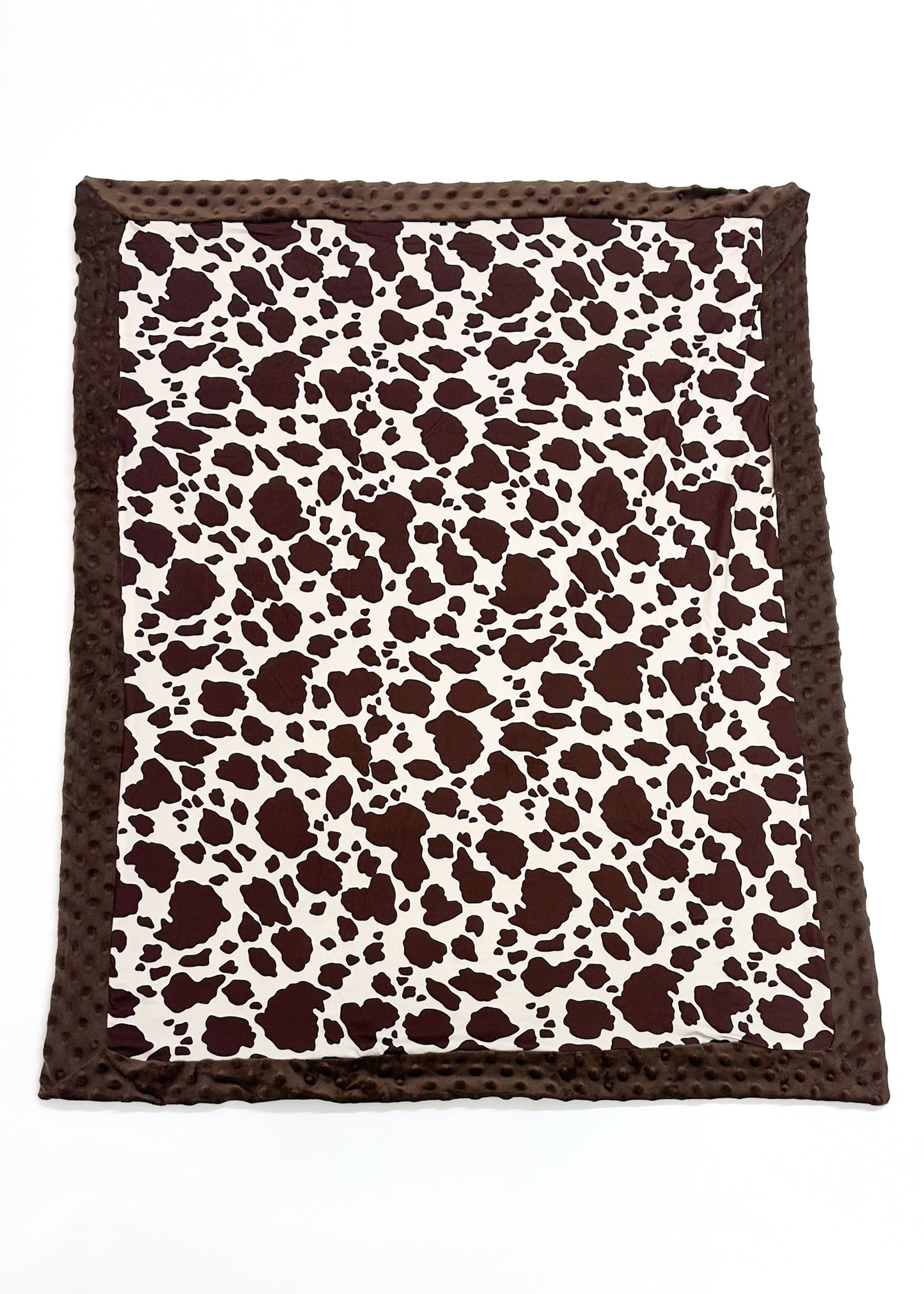 Cow Print Minky Blanket
