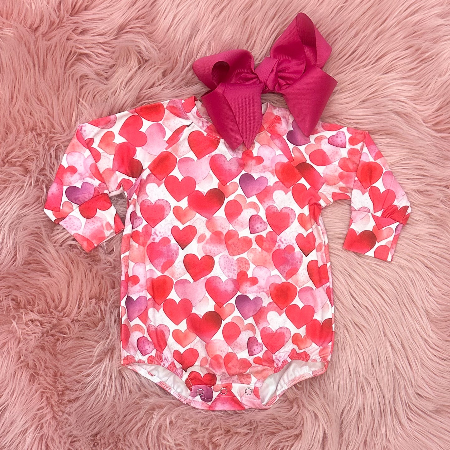 Heart Bubble Romper