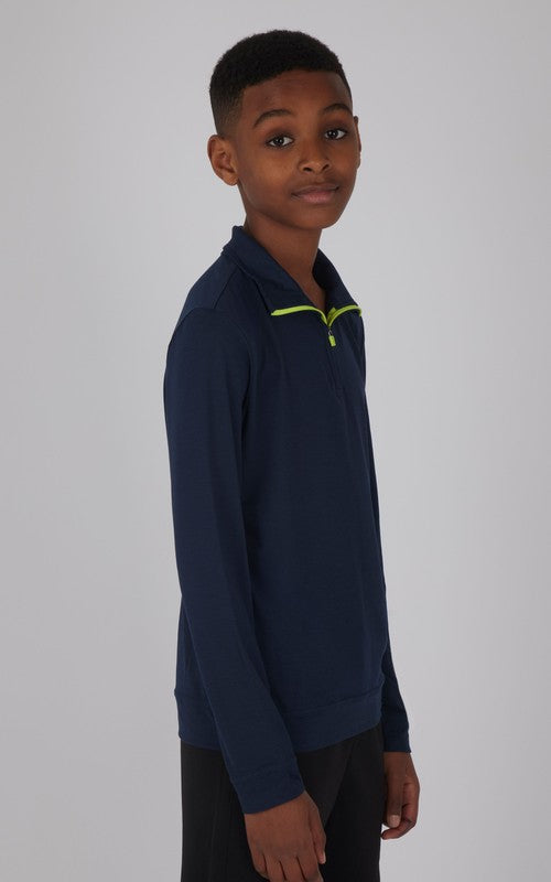 Boy's Quarter Zip Pull Over