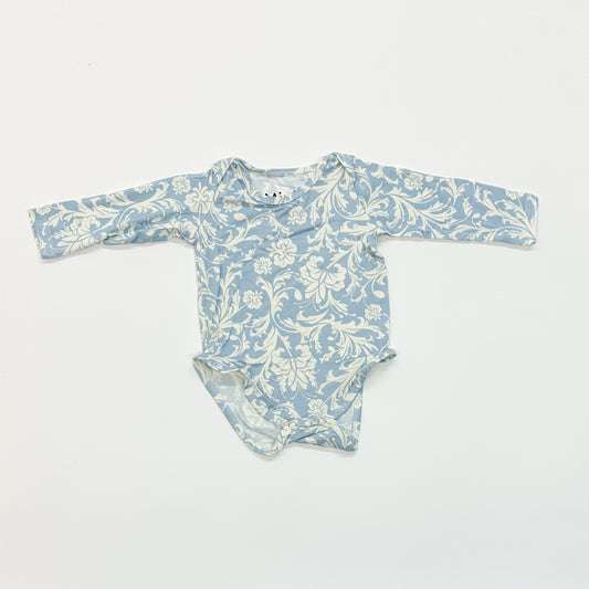 Essential Bamboo Onesie in Damask Print