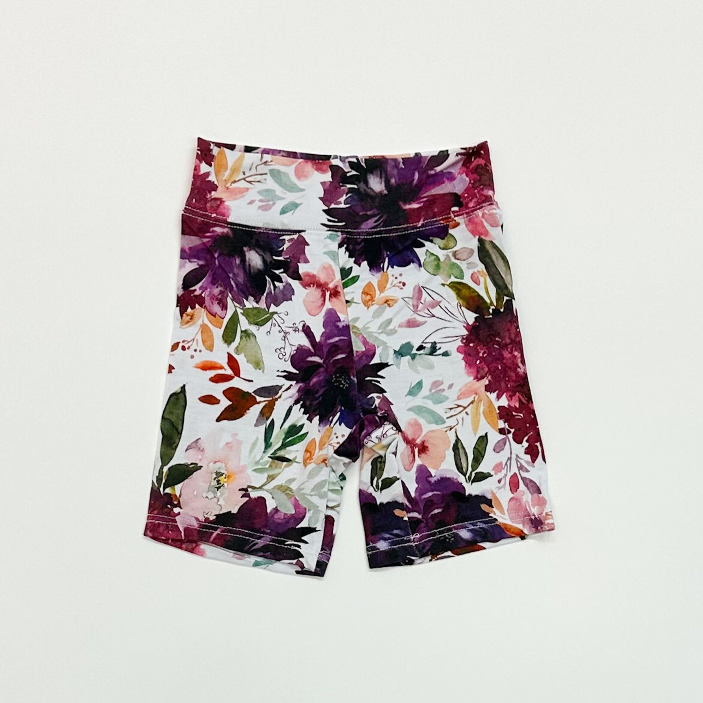 Floral Bamboo Bike Shorts