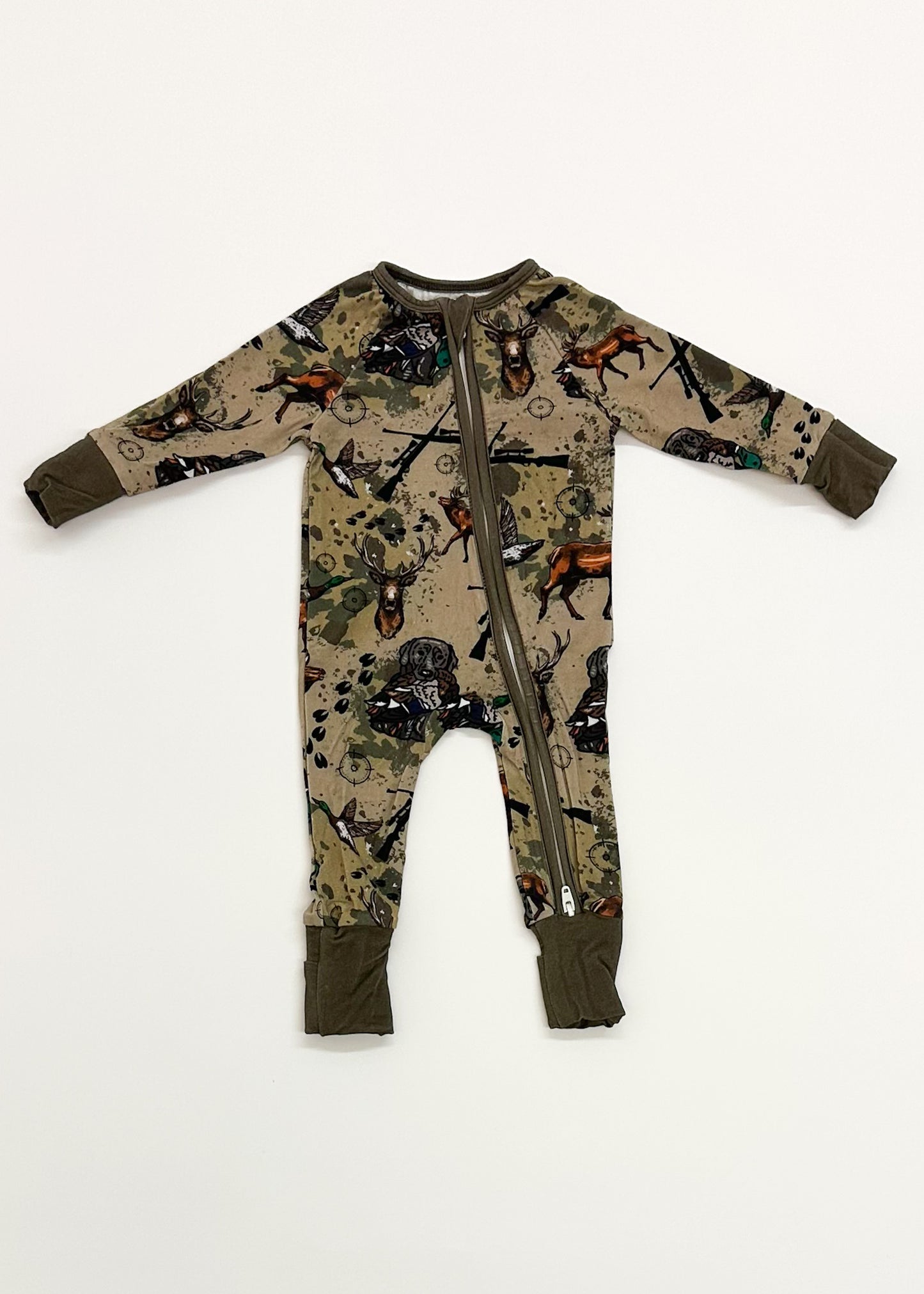 Duck Hunting Zippy Bamboo Pajamas