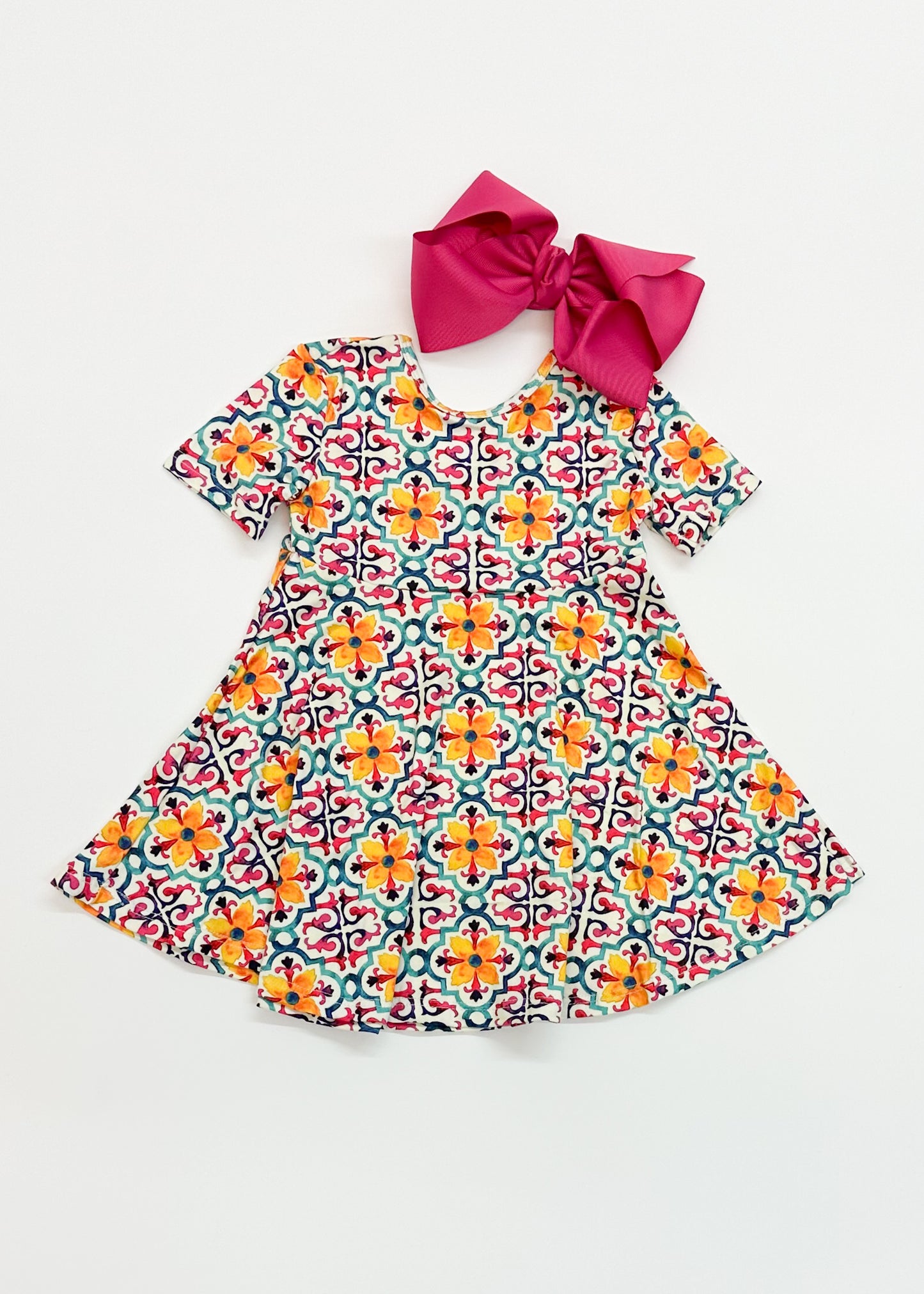 Geometric Swing Dress