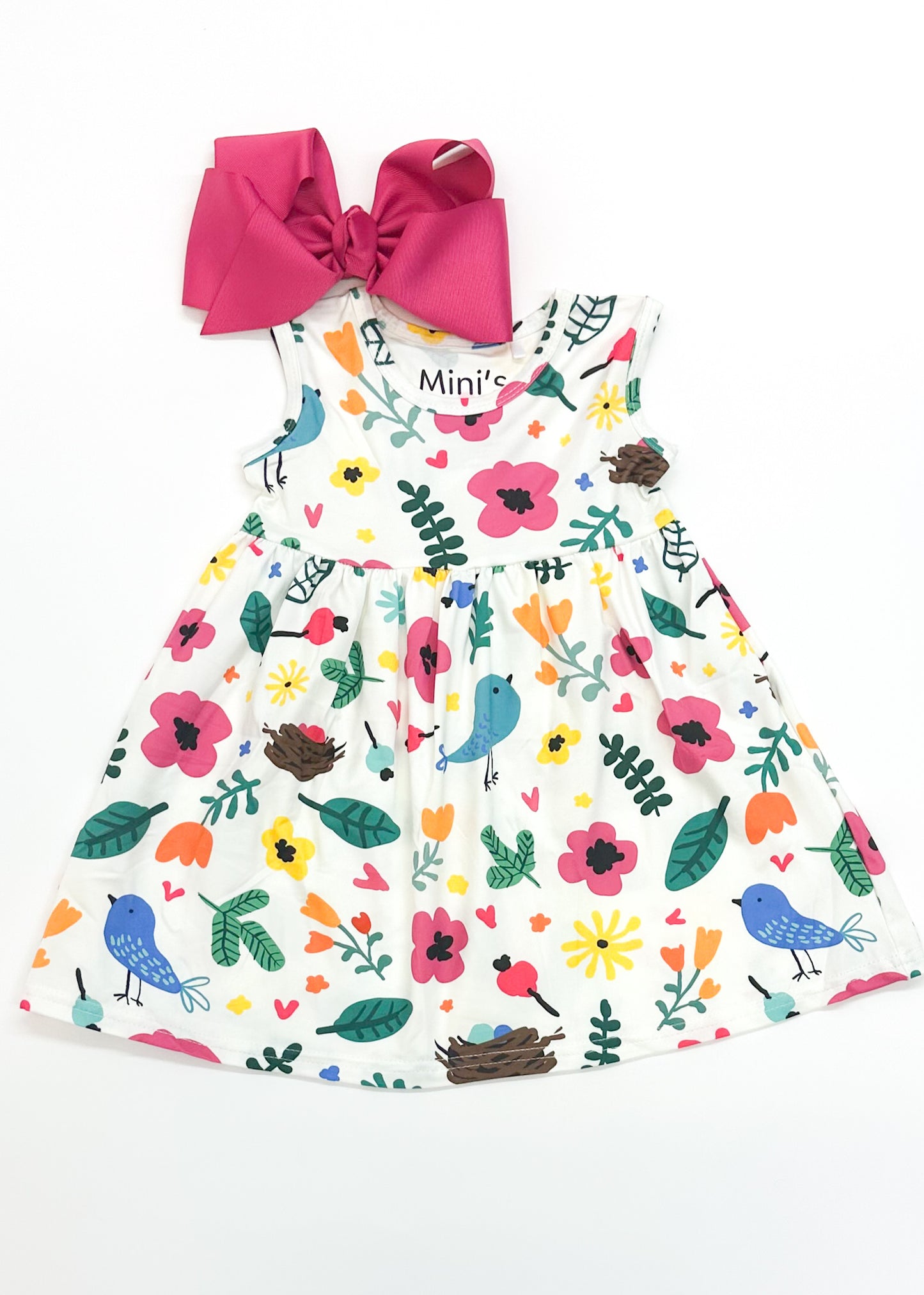 Nature's Floral Tank Top Dress