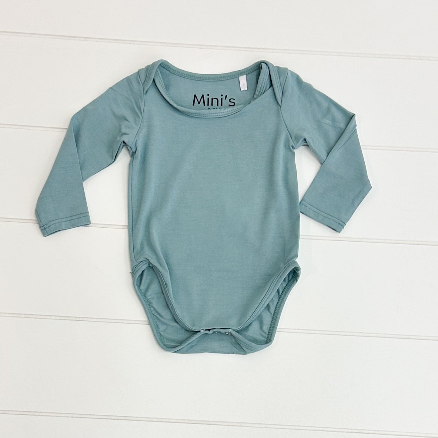 Essential Bamboo Onesie in Blue Green