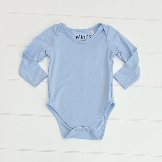 Essential Bamboo Onesie in Light Blue