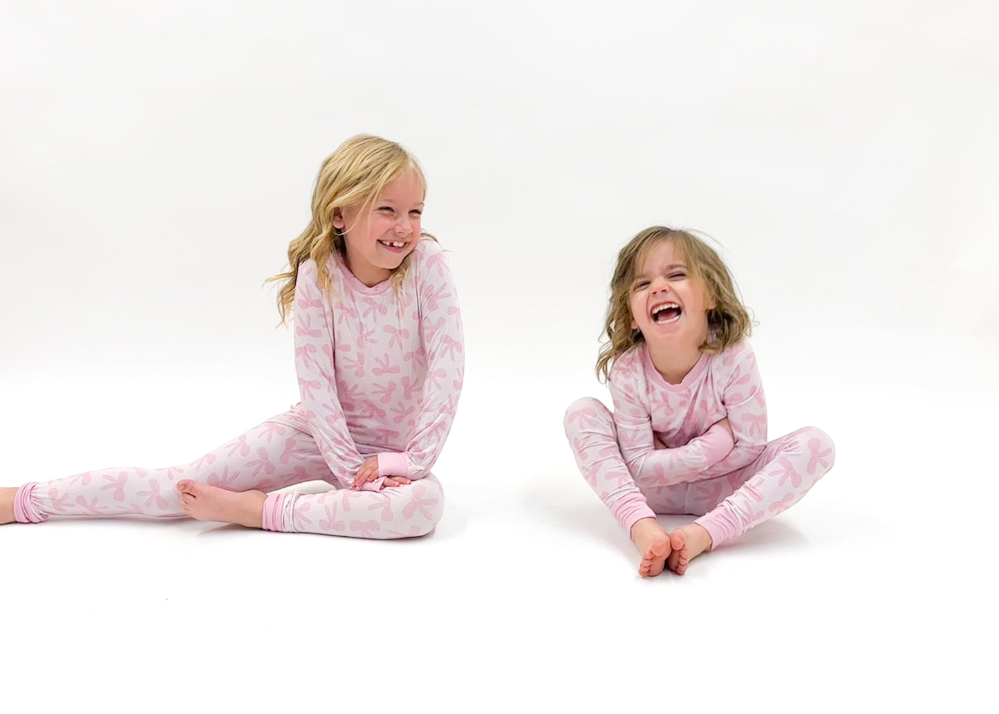 Bow Print Bamboo Pajamas