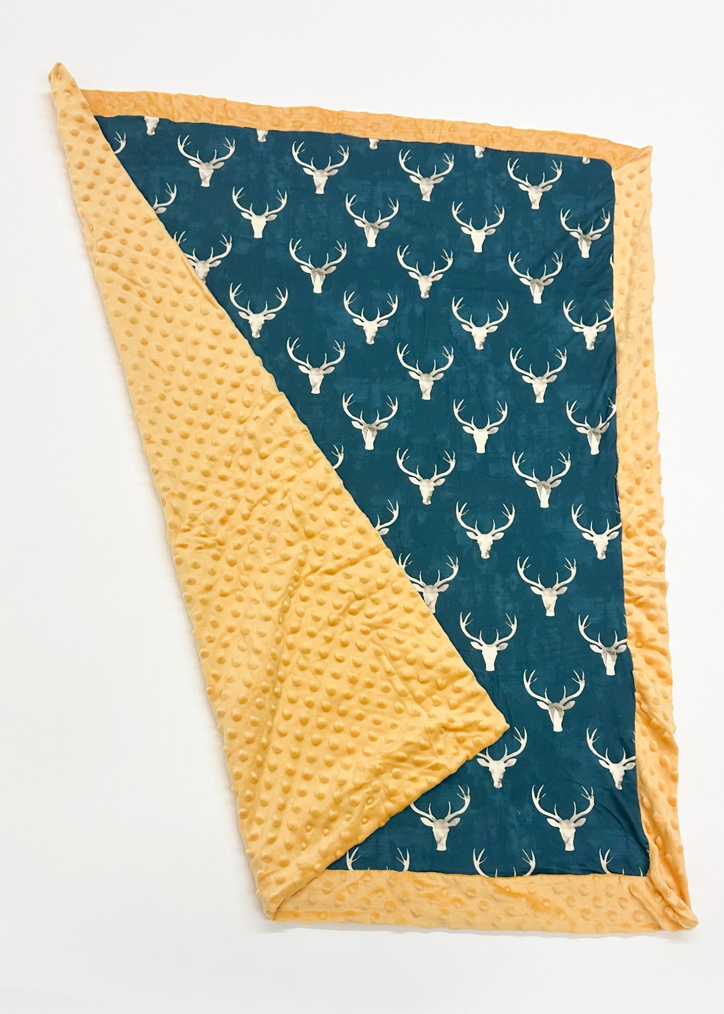 Deer Skull Minky Blanket