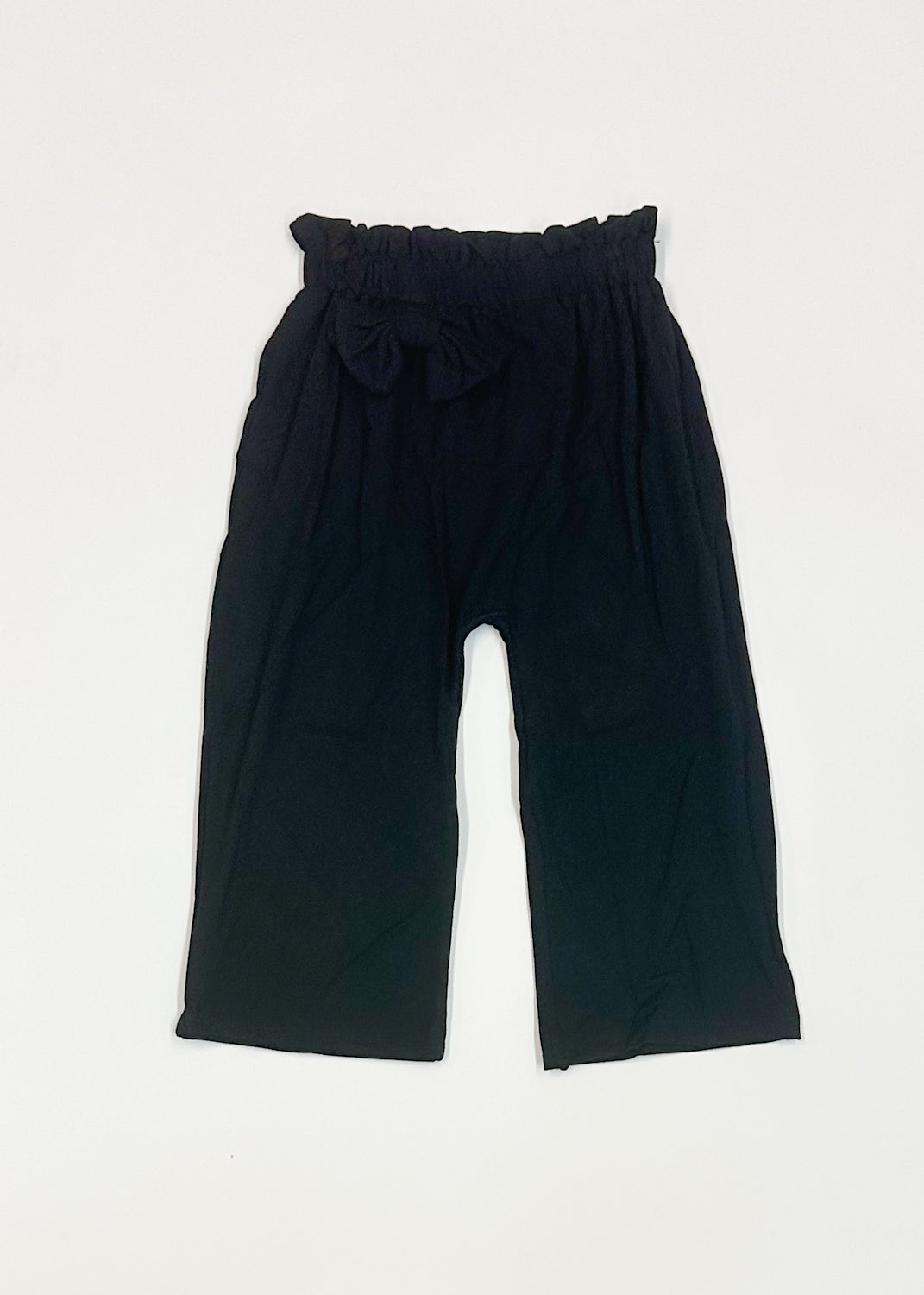 Elastic Waist Straight Leg Pants