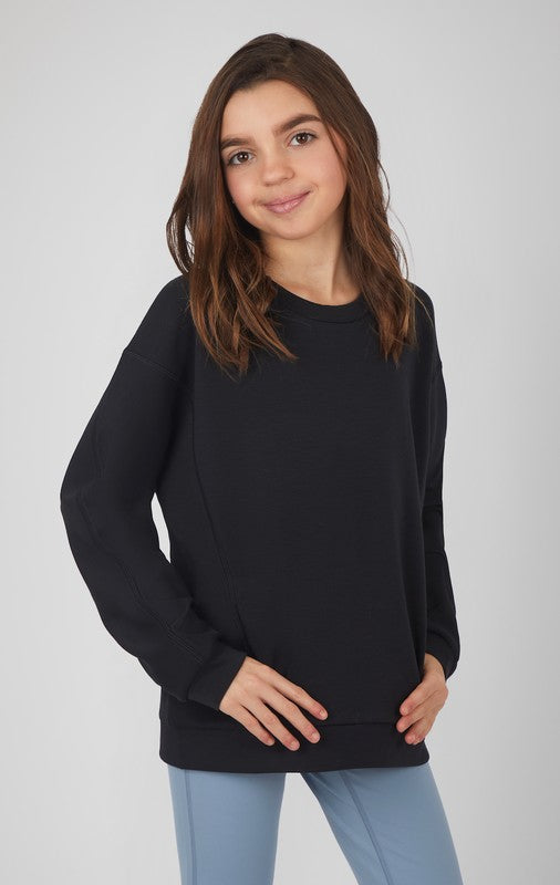 Girl's Soft Scuba Sweatshirt